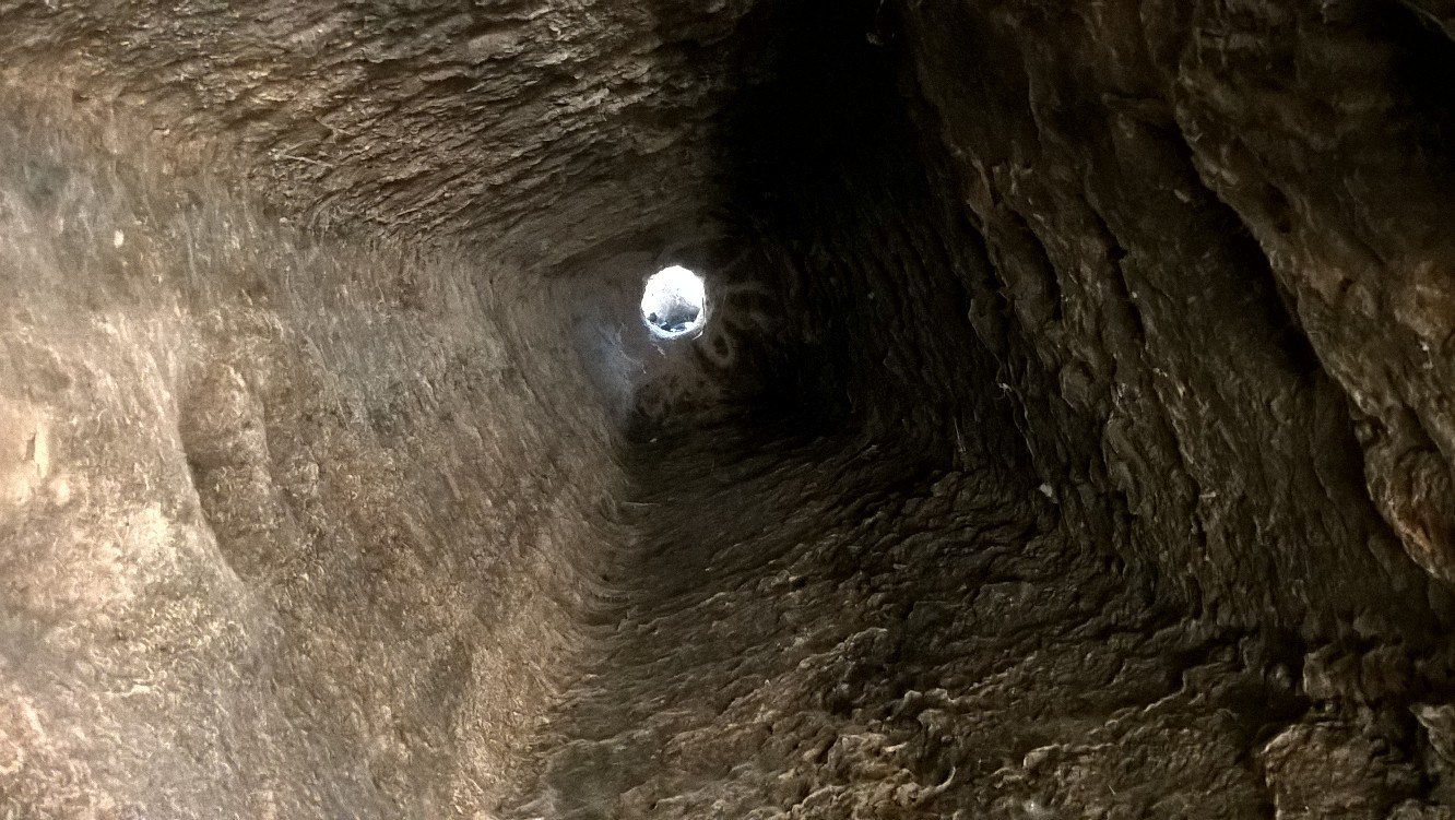 Вентиляционная шахта в подземном городе Татларын